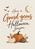 Load image into Gallery viewer, Funny Gourd-geous Pumpkin Trio Halloween Card for Her
