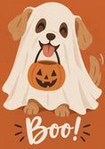 Load image into Gallery viewer, Funny Ghost Dog Trick or Treat Halloween Card for Her
