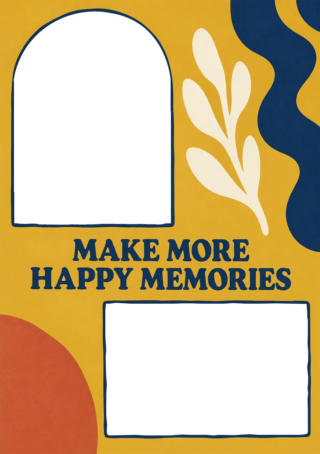 Make More Happy Memories Photo Upload Birthday Card
