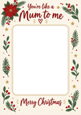 Load image into Gallery viewer, You're Like a Mum to Me Photo Upload Christmas Card for Her
