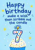 Load image into Gallery viewer, Birthdays - Personalised Card — with punch holes
