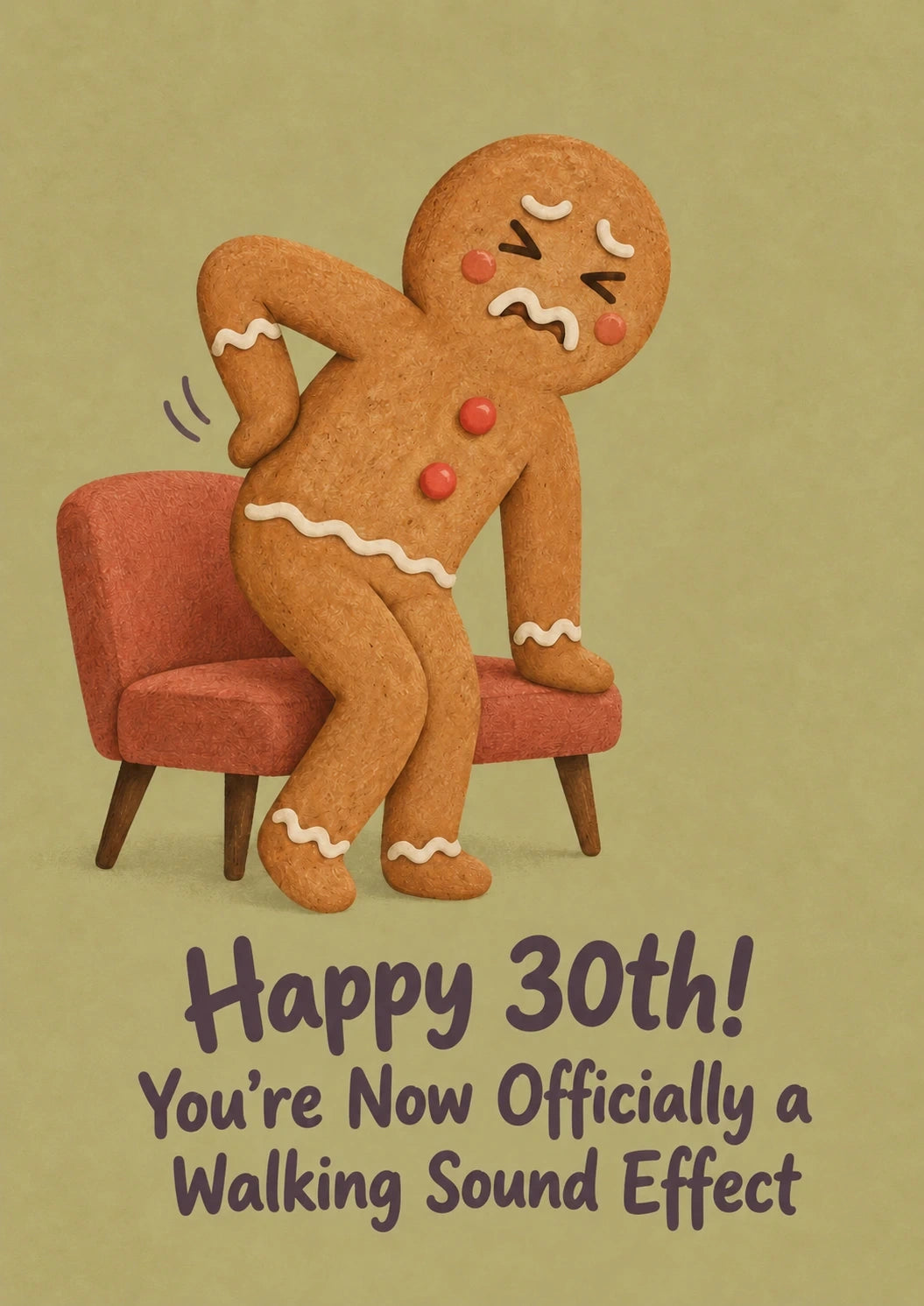 Birthdays - Personalised Card — with punch holes