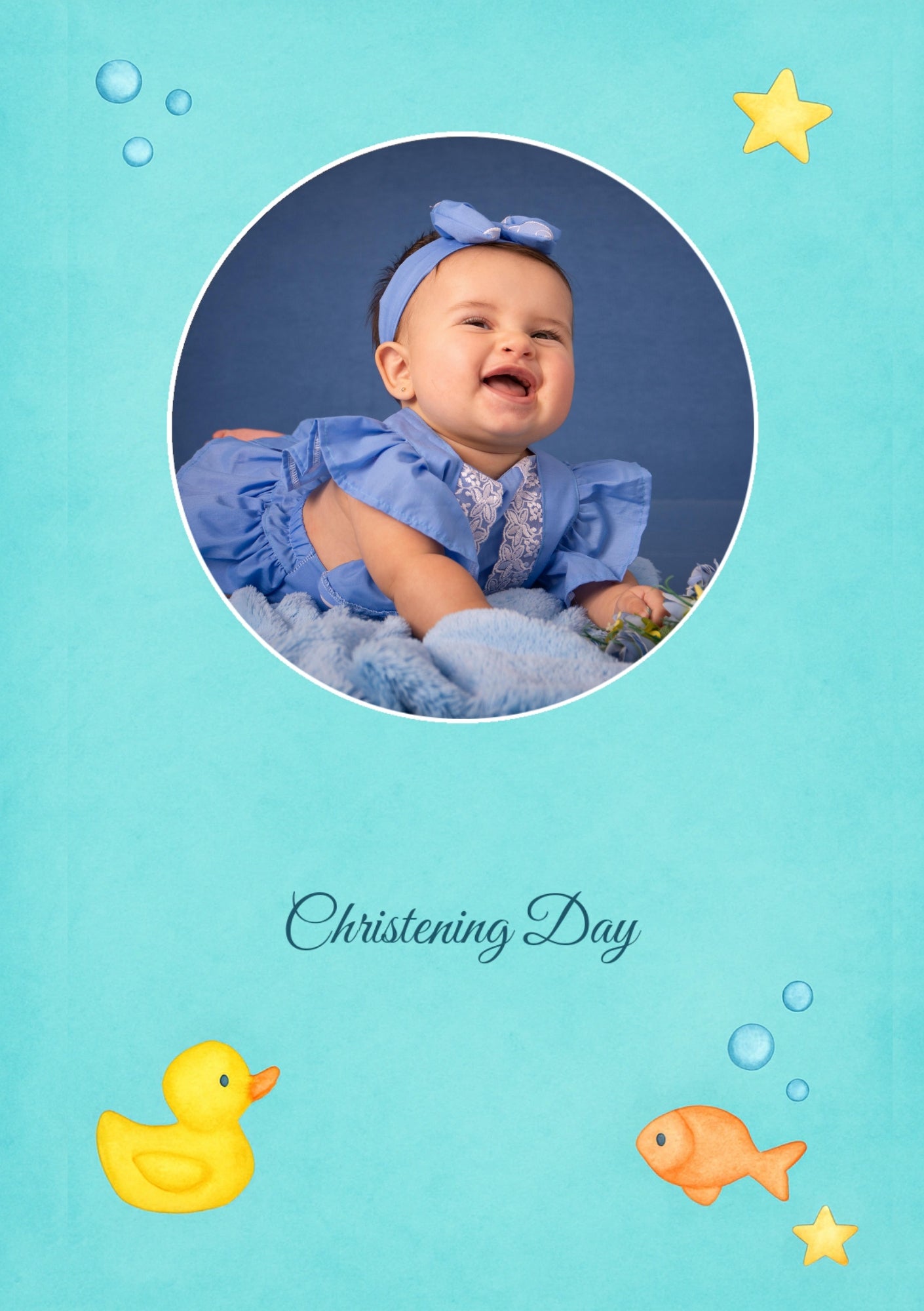 Christening - Personalised Card