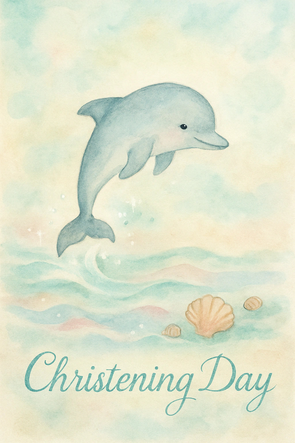Christening Personalised Card