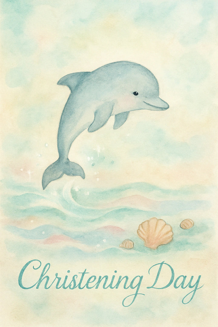Christening Personalised Card