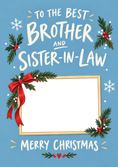 Load image into Gallery viewer, Christmas - Personalised Card — with punch holes
