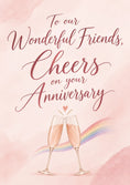 Load image into Gallery viewer, Anniversary - Personalised Card — with punch holes
