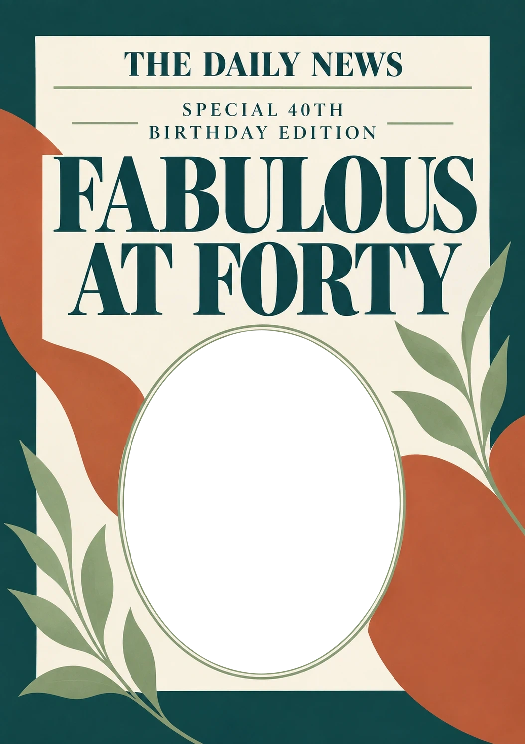 Birthdays - Personalised Card — with punch holes