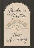 Load image into Gallery viewer, Anniversary - Personalised Card — with punch holes
