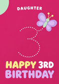Load image into Gallery viewer, Birthdays - Personalised Card — with punch holes

