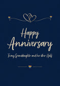 Load image into Gallery viewer, Anniversary - Personalised Card — with punch holes

