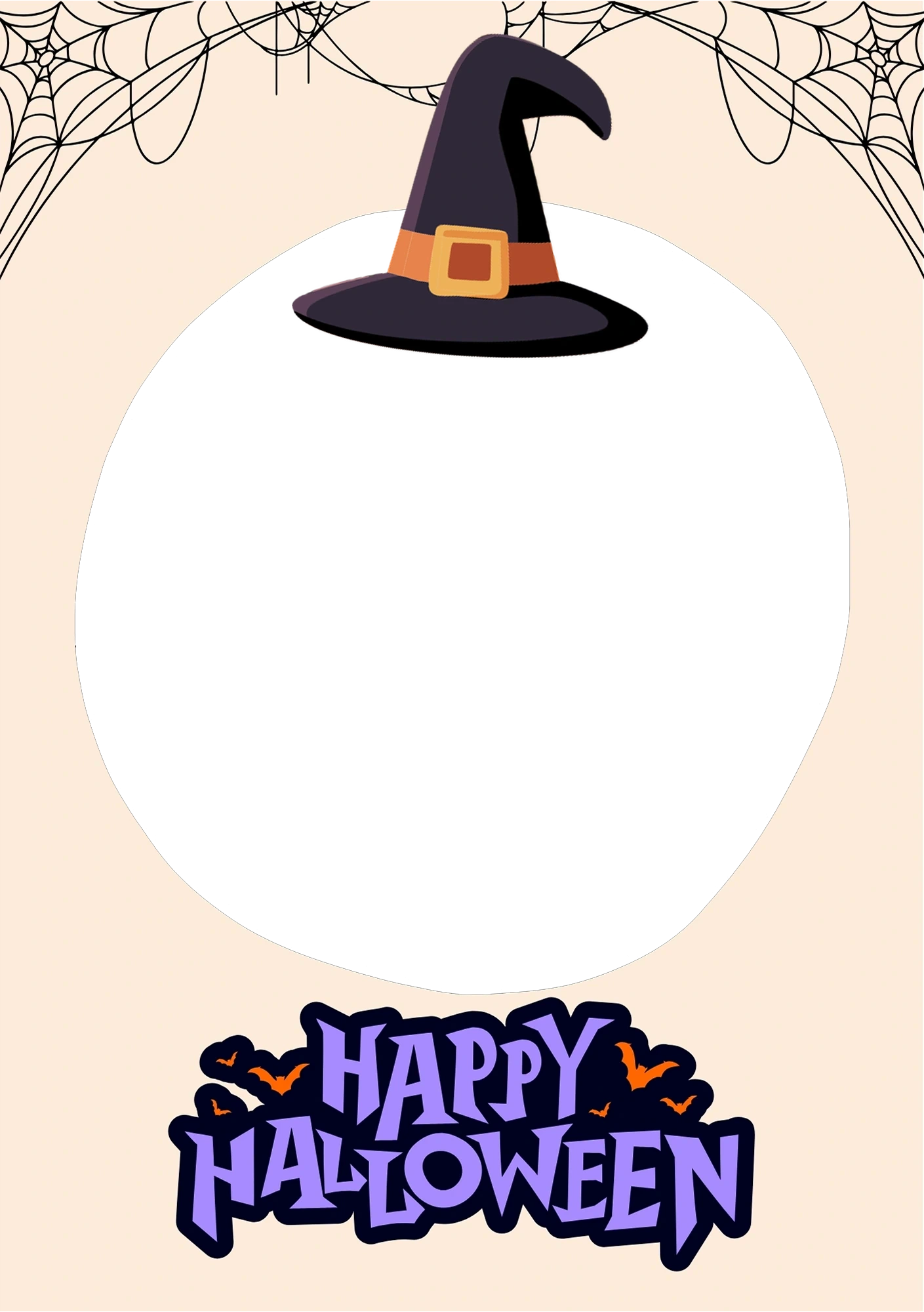 Halloween - Personalised Card — with punch holes