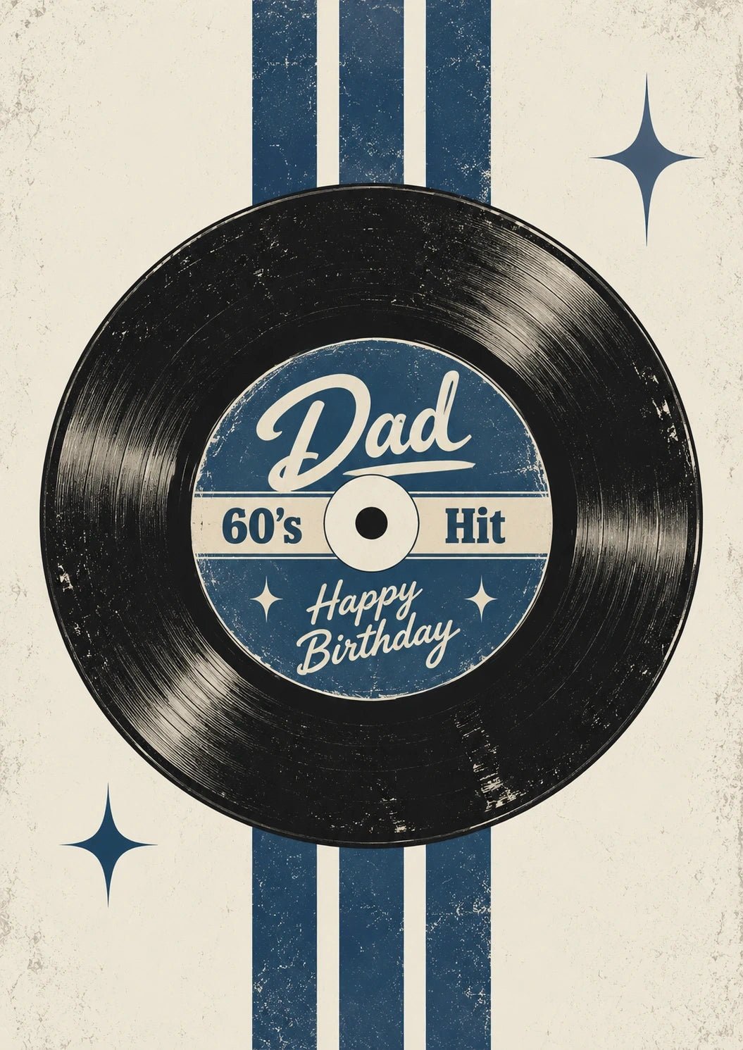 Birthdays - Personalised Card — with punch holes
