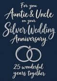 Load image into Gallery viewer, Anniversary - Personalised Card — with punch holes
