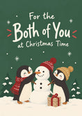 Load image into Gallery viewer, Christmas - Personalised Card — with punch holes
