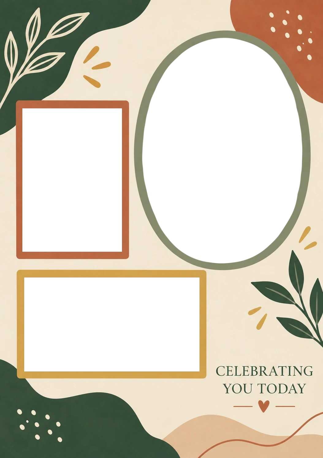 Birthdays - Personalised Card — with punch holes