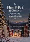 Load image into Gallery viewer, Together Is My Favourite Place Mum & Dad Christmas Card
