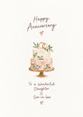 Load image into Gallery viewer, Anniversary - Personalised Card — with punch holes
