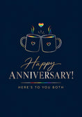 Load image into Gallery viewer, Anniversary - Personalised Card — with punch holes
