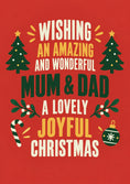 Load image into Gallery viewer, Christmas - Personalised Card — with punch holes
