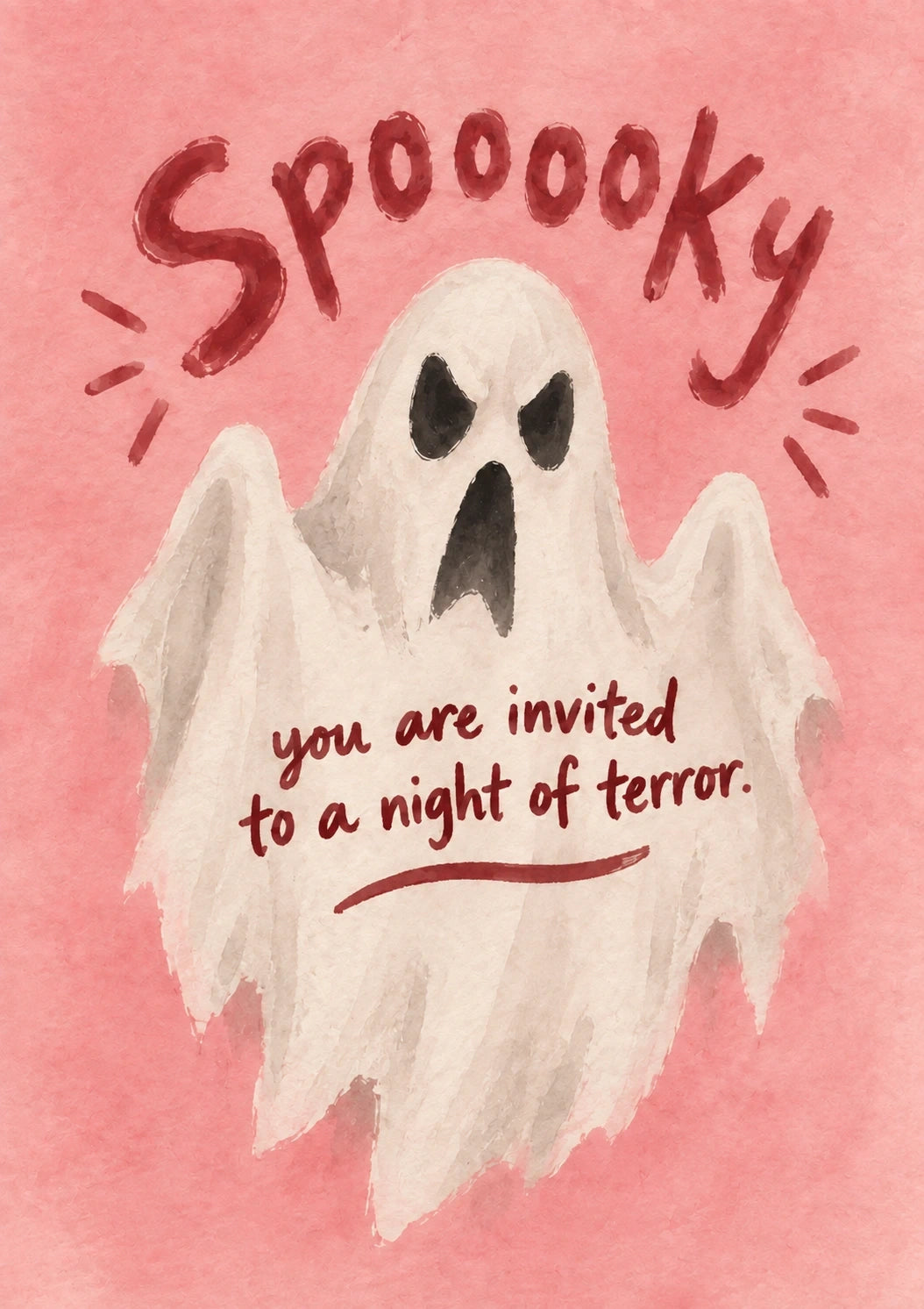 Halloween - Personalised Card — with punch holes