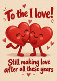 Load image into Gallery viewer, Valentine's day - Personalised Card — with punch holes
