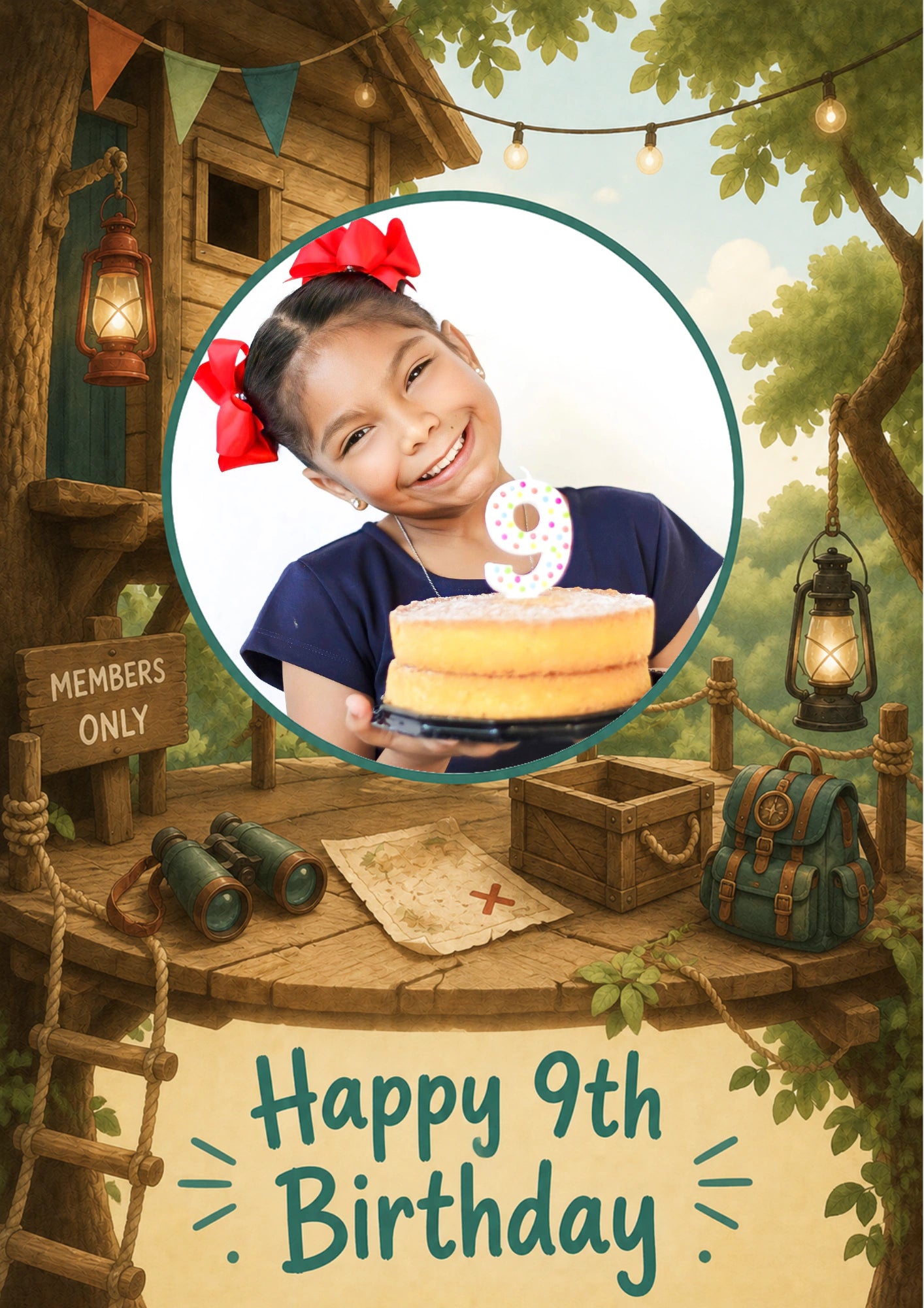Birthdays - Personalised Card