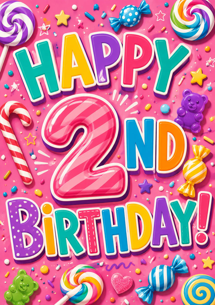 Birthdays - Personalised Card