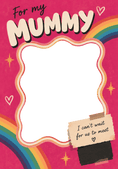 Load image into Gallery viewer, Rainbow I Can't Wait To Meet You Photo Upload Birthday Card for Her
