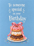 Load image into Gallery viewer, Stacked Sprinkle Donuts 19th Birthday Card for Her
