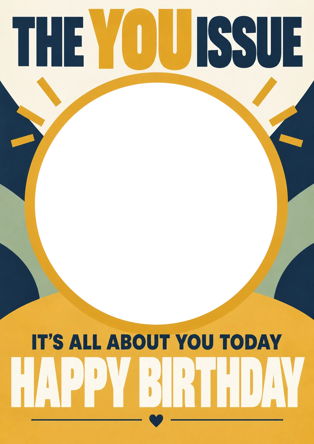 Funny Magazine Spoof Photo Upload Birthday Card