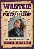 Load image into Gallery viewer, Funny Wanted Poster Photo Upload Birthday Card
