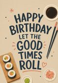 Load image into Gallery viewer, Birthdays - Personalised Card — with punch holes
