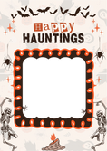 Load image into Gallery viewer, Halloween - Personalised Card — with punch holes
