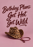 Load image into Gallery viewer, Birthdays - Personalised Card — with punch holes
