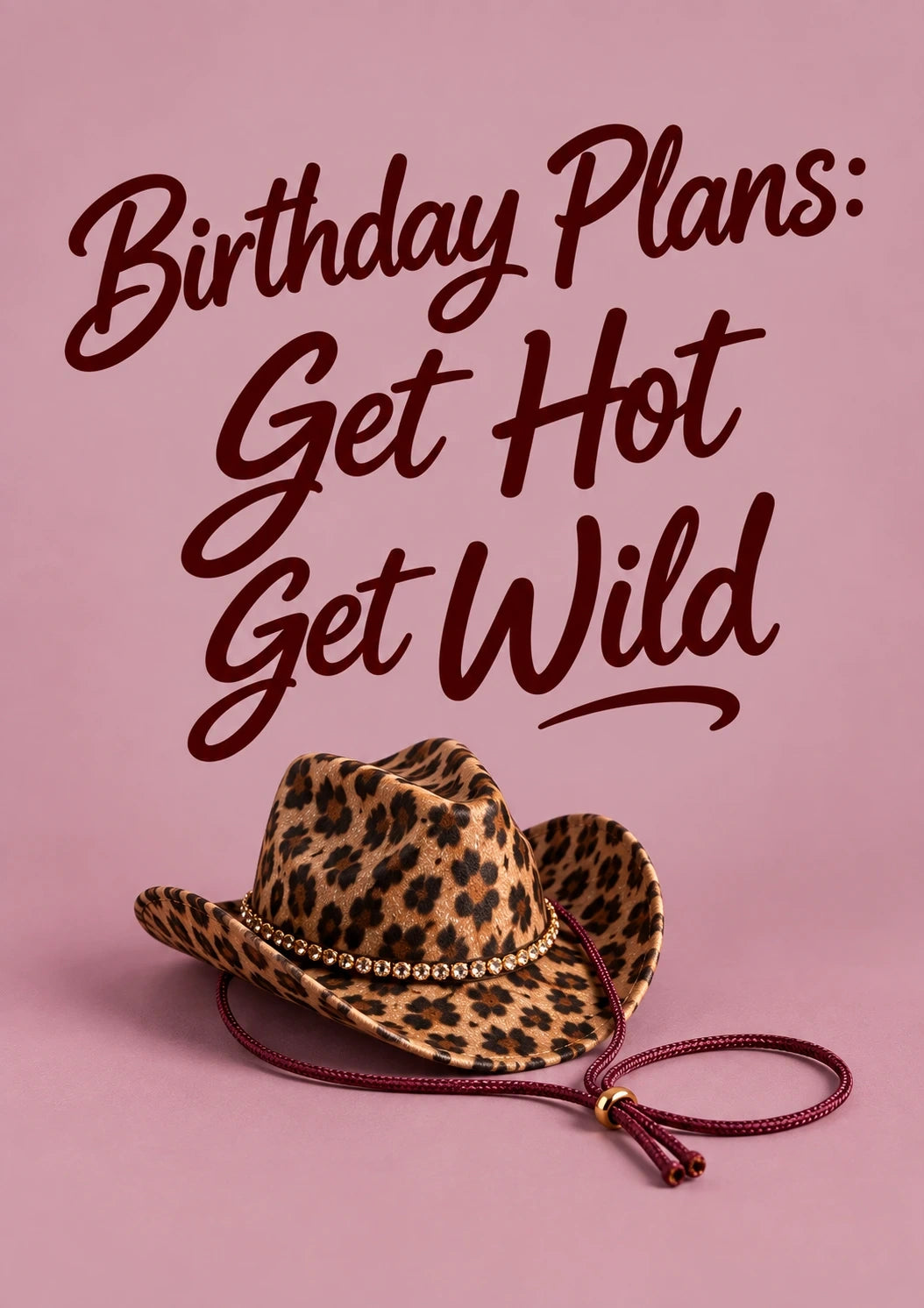Birthdays - Personalised Card — with punch holes