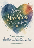 Load image into Gallery viewer, Anniversary - Personalised Card — with punch holes
