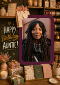 Load image into Gallery viewer, Birthdays - Personalised Card — with punch holes

