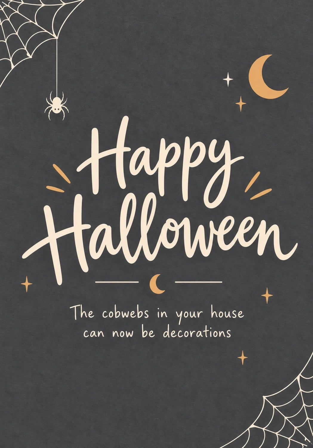 Halloween - Personalised Card — with punch holes