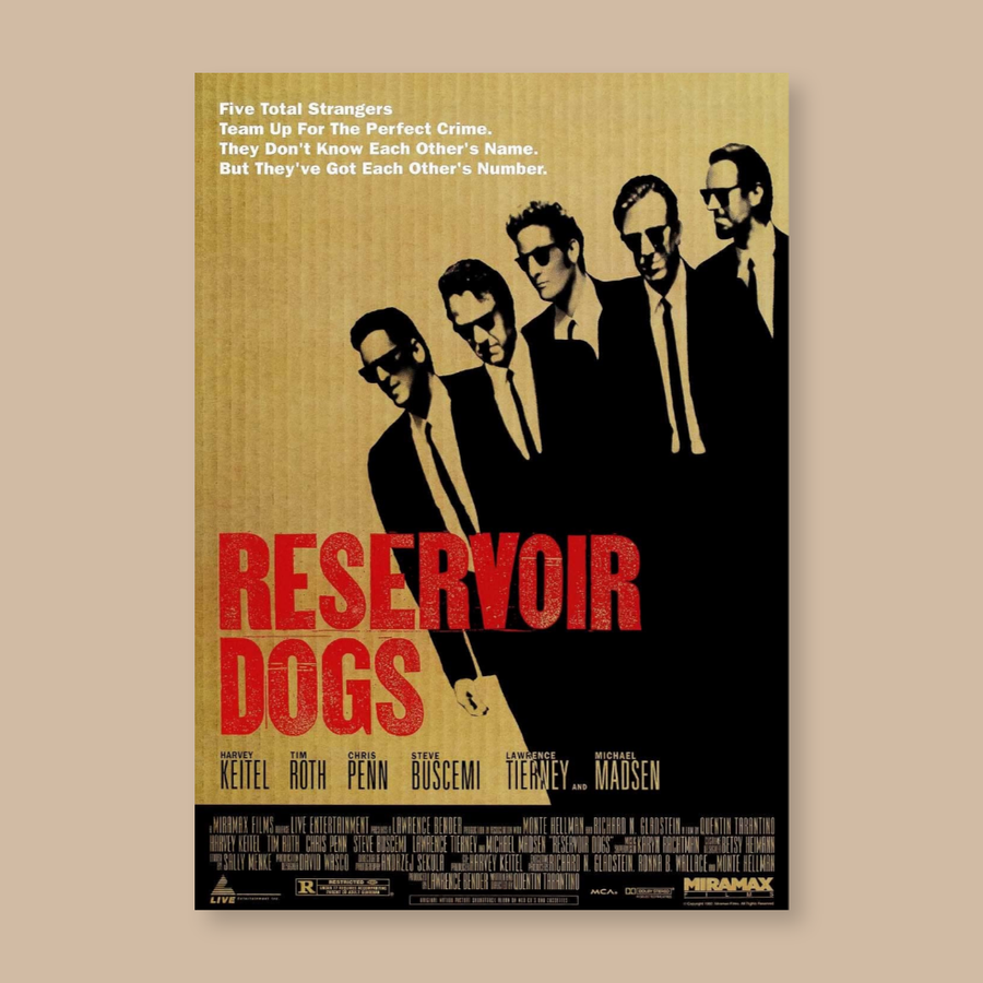 Reservoir Dogs A4 Movie Poster – Satin Paper