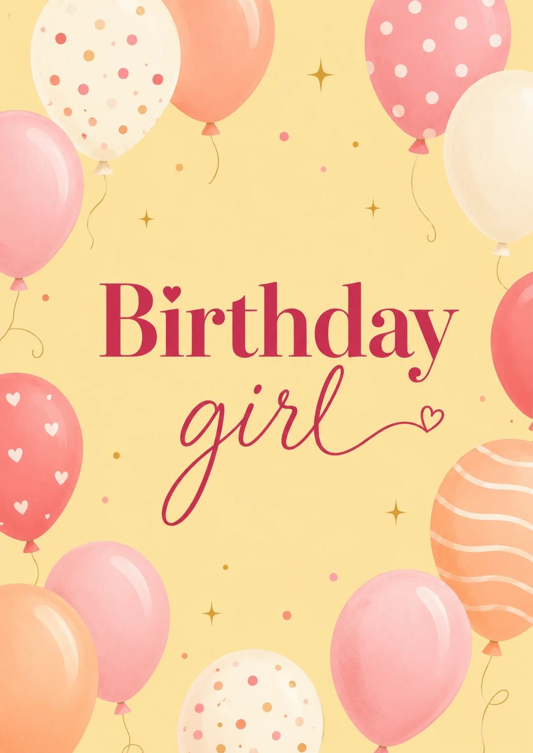 Birthdays - Personalised Card