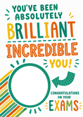 Load image into Gallery viewer, Brilliant Incredible You Photo Upload Congratulations Card
