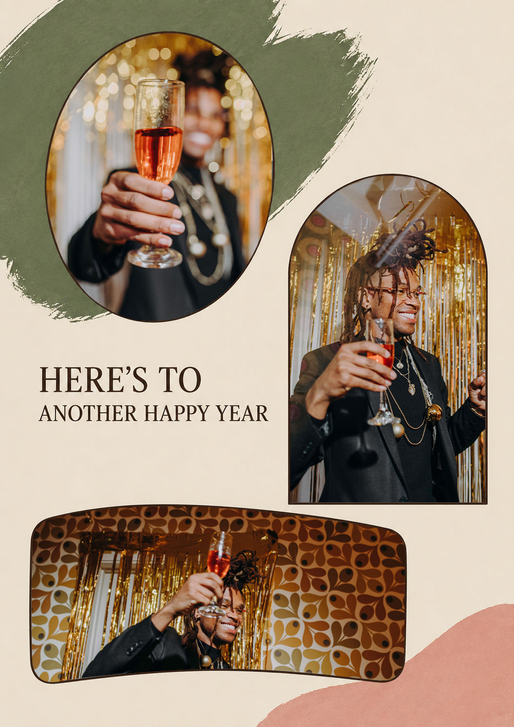 Here's To Another Happy Year Photo Upload Birthday Card