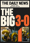 Load image into Gallery viewer, Funny Newspaper Spoof Big 3-0 Photo Upload 30th Birthday Card
