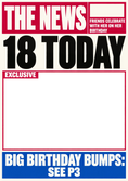 Load image into Gallery viewer, Funny Newspaper Spoof 18th Photo Upload Birthday Card for Her
