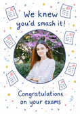 Load image into Gallery viewer, We Knew You'd Smash It Photo Upload Congratulations Card
