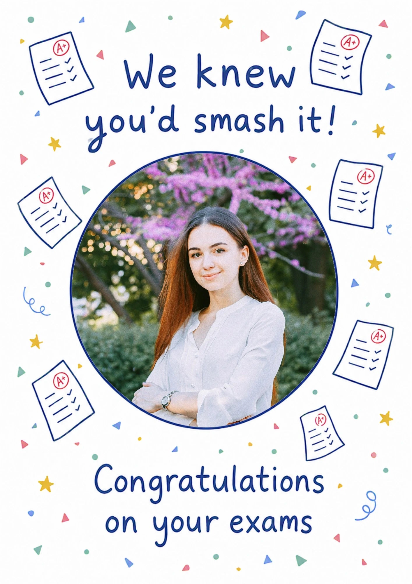 We Knew You'd Smash It Photo Upload Congratulations Card