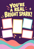 Load image into Gallery viewer, Bright Spark Multiple Photo Upload Congratulations Card for Niece
