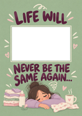 Load image into Gallery viewer, Funny Life Will Never Be The Same Photo Upload New Baby Card for Best Friend
