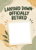 Load image into Gallery viewer, Funny Lanyard Down Best Friend Photo Upload Retirement Card
